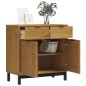 vidaXL Sideboard FLAM 80x40x80 cm Massivholz Kiefer vidaXL Sideboard FLAM 80x40x80 cm Massivholz Kiefer