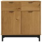 vidaXL Sideboard FLAM 80x40x80 cm Massivholz Kiefer vidaXL Sideboard FLAM 80x40x80 cm Massivholz Kiefer