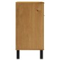 vidaXL Sideboard FLAM 80x40x80 cm Massivholz Kiefer vidaXL Sideboard FLAM 80x40x80 cm Massivholz Kiefer
