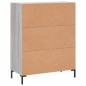 vidaXL Sideboard Grau Sonoma 69,5x34x90 cm Holzwerkstoff vidaXL Sideboard Grau Sonoma 69,5x34x90 cm Holzwerkstoff