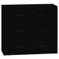 vidaXL Sideboards 2 Stk. Schwarz Holzwerkstoff vidaXL Sideboards 2 Stk. Schwarz Holzwerkstoff