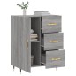 vidaXL Sideboard Grau Sonoma 69,5x34x90 cm Holzwerkstoff vidaXL Sideboard Grau Sonoma 69,5x34x90 cm Holzwerkstoff