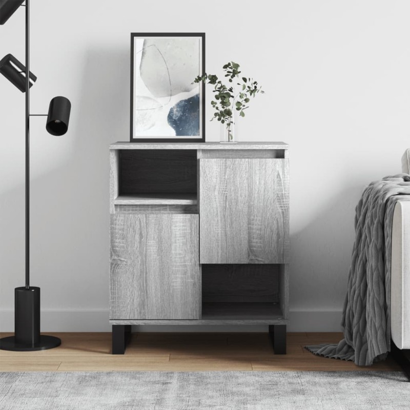 vidaXL Sideboard Grau Sonoma 60x35x70 cm Holzwerkstoff vidaXL Sideboard Grau Sonoma 60x35x70 cm Holzwerkstoff