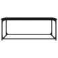 vidaXL Couchtisch Schwarz 102x50x40 cm Holzwerkstoff und Eisen vidaXL Couchtisch Schwarz 102x50x40 cm Holzwerkstoff und Eisen