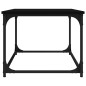 vidaXL Couchtisch Schwarz 102x50x40 cm Holzwerkstoff und Eisen vidaXL Couchtisch Schwarz 102x50x40 cm Holzwerkstoff und Eisen