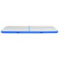 vidaXL Aufblasbare Gymnastikmatte mit Pumpe 800x100x20 cm PVC Blau vidaXL Aufblasbare Gymnastikmatte mit Pumpe 800x100x20 cm PVC Blau