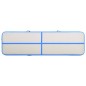 vidaXL Aufblasbare Gymnastikmatte mit Pumpe 800x100x20 cm PVC Blau vidaXL Aufblasbare Gymnastikmatte mit Pumpe 800x100x20 cm PVC Blau