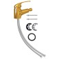 vidaXL Badezimmer Bidet Mischbatterie Golden 13x12 cm vidaXL Badezimmer Bidet Mischbatterie Golden 13x12 cm