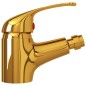 vidaXL Badezimmer Bidet Mischbatterie Golden 13x12 cm vidaXL Badezimmer Bidet Mischbatterie Golden 13x12 cm