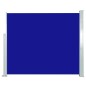 vidaXL Ausziehbare Seitenmarkise 120x300 cm Blau vidaXL Ausziehbare Seitenmarkise 120x300 cm Blau
