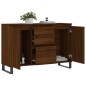 vidaXL Sideboard Braun Eichen-Optik 104x35x70 cm Holzwerkstoff vidaXL Sideboard Braun Eichen-Optik 104x35x70 cm Holzwerkstoff