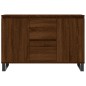 vidaXL Sideboard Braun Eichen-Optik 104x35x70 cm Holzwerkstoff vidaXL Sideboard Braun Eichen-Optik 104x35x70 cm Holzwerkstoff