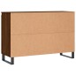 vidaXL Sideboard Braun Eichen-Optik 104x35x70 cm Holzwerkstoff vidaXL Sideboard Braun Eichen-Optik 104x35x70 cm Holzwerkstoff
