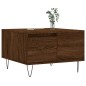 vidaXL Couchtisch Braun Eichen-Optik 55x55x36,5 cm Holzwerkstoff vidaXL Couchtisch Braun Eichen-Optik 55x55x36,5 cm Holzwerkstoff