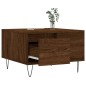 vidaXL Couchtisch Braun Eichen-Optik 55x55x36,5 cm Holzwerkstoff vidaXL Couchtisch Braun Eichen-Optik 55x55x36,5 cm Holzwerkstoff