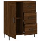 vidaXL Sideboard Braun Eichen-Optik 69,5x34x90 cm Holzwerkstoff vidaXL Sideboard Braun Eichen-Optik 69,5x34x90 cm Holzwerkstoff