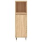 vidaXL Badschrank Sonoma-Eiche 30x30x100 cm Holzwerkstoff vidaXL Badschrank Sonoma-Eiche 30x30x100 cm Holzwerkstoff