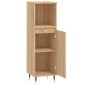 vidaXL Badschrank Sonoma-Eiche 30x30x100 cm Holzwerkstoff vidaXL Badschrank Sonoma-Eiche 30x30x100 cm Holzwerkstoff