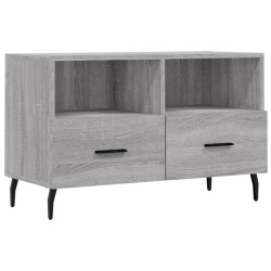 vidaXL TV-Schrank Grau Sonoma 80x36x50 cm Holzwerkstoff