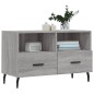 vidaXL TV-Schrank Grau Sonoma 80x36x50 cm Holzwerkstoff