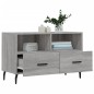 vidaXL TV-Schrank Grau Sonoma 80x36x50 cm Holzwerkstoff