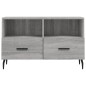 vidaXL TV-Schrank Grau Sonoma 80x36x50 cm Holzwerkstoff