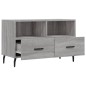 vidaXL TV-Schrank Grau Sonoma 80x36x50 cm Holzwerkstoff