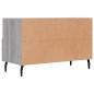 vidaXL TV-Schrank Grau Sonoma 80x36x50 cm Holzwerkstoff