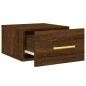 vidaXL Wand-Nachttische 2 Stk. Braun Eichen-Optik 35x35x20 cm vidaXL Wand-Nachttische 2 Stk. Braun Eichen-Optik 35x35x20 cm
