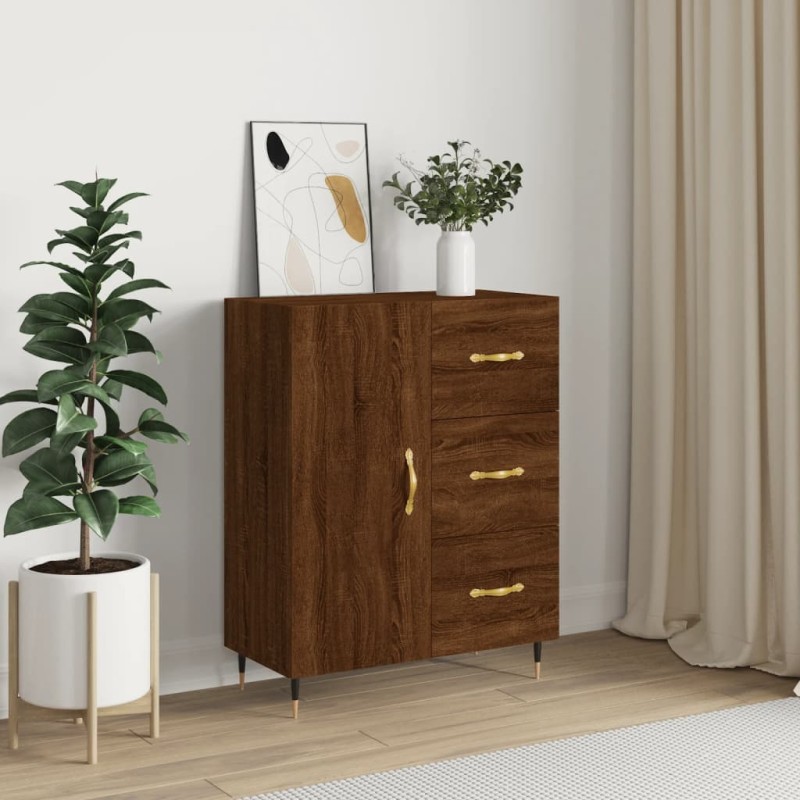 vidaXL Sideboard Braun Eichen-Optik 69,5x34x90 cm Holzwerkstoff vidaXL Sideboard Braun Eichen-Optik 69,5x34x90 cm Holzwerkstoff