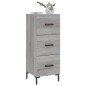 vidaXL Sideboard Grau Sonoma 34,5x34x90 cm Holzwerkstoff vidaXL Sideboard Grau Sonoma 34,5x34x90 cm Holzwerkstoff