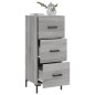 vidaXL Sideboard Grau Sonoma 34,5x34x90 cm Holzwerkstoff vidaXL Sideboard Grau Sonoma 34,5x34x90 cm Holzwerkstoff