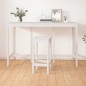 vidaXL Bartisch Weiß 180x80x110 cm Massivholz Kiefer vidaXL Bartisch Weiß 180x80x110 cm Massivholz Kiefer