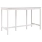 vidaXL Bartisch Weiß 180x80x110 cm Massivholz Kiefer vidaXL Bartisch Weiß 180x80x110 cm Massivholz Kiefer