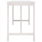 vidaXL Bartisch Weiß 180x80x110 cm Massivholz Kiefer vidaXL Bartisch Weiß 180x80x110 cm Massivholz Kiefer
