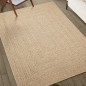 vidaXL Teppich 120x170 cm Jute-Optik Innen und Außen vidaXL Teppich 120x170 cm Jute-Optik Innen und Außen