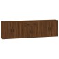 vidaXL Sideboards 3 Stk. Braun Eichen-Optik Holzwerkstoff vidaXL Sideboards 3 Stk. Braun Eichen-Optik Holzwerkstoff
