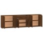 vidaXL Sideboards 3 Stk. Braun Eichen-Optik Holzwerkstoff vidaXL Sideboards 3 Stk. Braun Eichen-Optik Holzwerkstoff