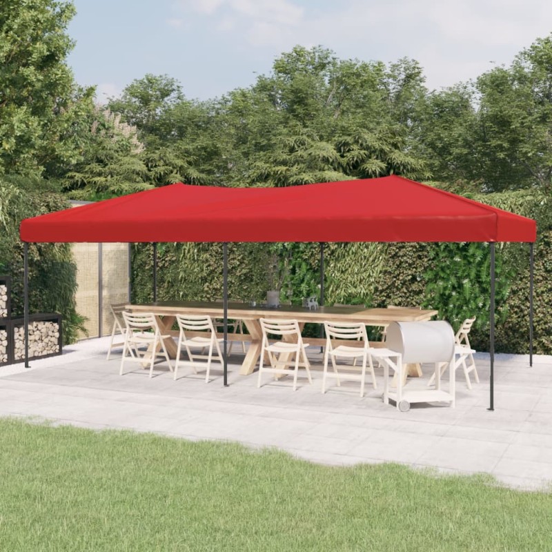 vidaXL Partyzelt Faltbar Rot 3x6 m vidaXL Partyzelt Faltbar Rot 3x6 m