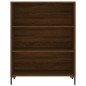 vidaXL Bücherregal Braun Eichen-Optik 69,5x32,5x90 cm Holzwerkstoff vidaXL Bücherregal Braun Eichen-Optik 69,5x32,5x90 cm Holzwerkstoff