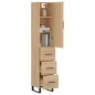 vidaXL Highboard Sonoma-Eiche 34,5x34x180 cm Holzwerkstoff vidaXL Highboard Sonoma-Eiche 34,5x34x180 cm Holzwerkstoff