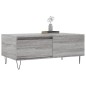 vidaXL Couchtisch Grau Sonoma 90x50x36,5 cm Holzwerkstoff vidaXL Couchtisch Grau Sonoma 90x50x36,5 cm Holzwerkstoff