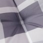 Gartenbank-Auflage Grau Karomuster 120x50x3 cm Oxford-Gewebe Gartenbank-Auflage Grau Karomuster 120x50x3 cm Oxford-Gewebe