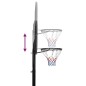 vidaXL Basketballständer Schwarz 258-363 cm Polyethylen vidaXL Basketballständer Schwarz 258-363 cm Polyethylen