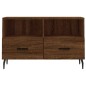 vidaXL TV-Schrank Braun Eichen-Optik 80x36x50 cm Holzwerkstoff vidaXL TV-Schrank Braun Eichen-Optik 80x36x50 cm Holzwerkstoff