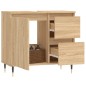 vidaXL Badschrank Sonoma-Eiche 65x33x60 cm Holzwerkstoff vidaXL Badschrank Sonoma-Eiche 65x33x60 cm Holzwerkstoff
