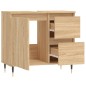 vidaXL Badschrank Sonoma-Eiche 65x33x60 cm Holzwerkstoff vidaXL Badschrank Sonoma-Eiche 65x33x60 cm Holzwerkstoff