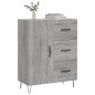 vidaXL Sideboard Grau Sonoma 69,5x34x90 cm Holzwerkstoff vidaXL Sideboard Grau Sonoma 69,5x34x90 cm Holzwerkstoff