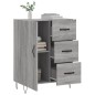 vidaXL Sideboard Grau Sonoma 69,5x34x90 cm Holzwerkstoff vidaXL Sideboard Grau Sonoma 69,5x34x90 cm Holzwerkstoff