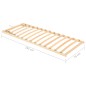 vidaXL Lattenrost mit 13 Latten Verstellbares Kopfteil 70x200 cm vidaXL Lattenrost mit 13 Latten Verstellbares Kopfteil 70x200 cm